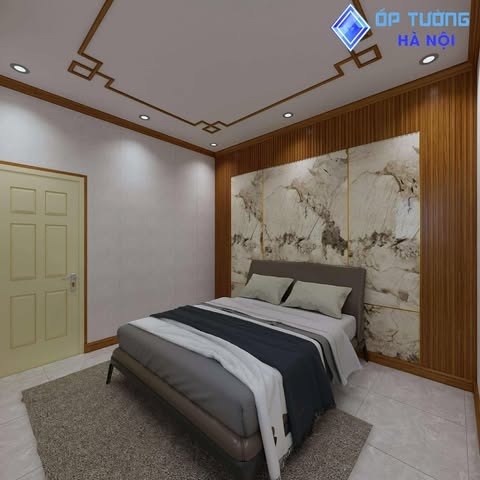 thiết kế tấm ốp tường PVC