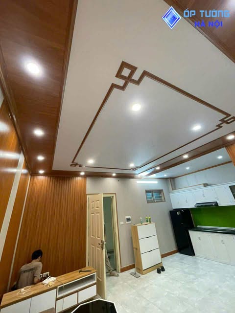 thiết kế tấm ốp tường PVC