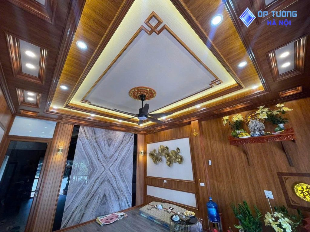 THI CÔNG TẤM NHỰA ỐP TƯỜNG NANO-GIẢI PHÁP TRANG TRÍ NỘI THẤT HIỆN ĐẠI 5 TẤM NHỰA ỐP TƯỜNG NANO