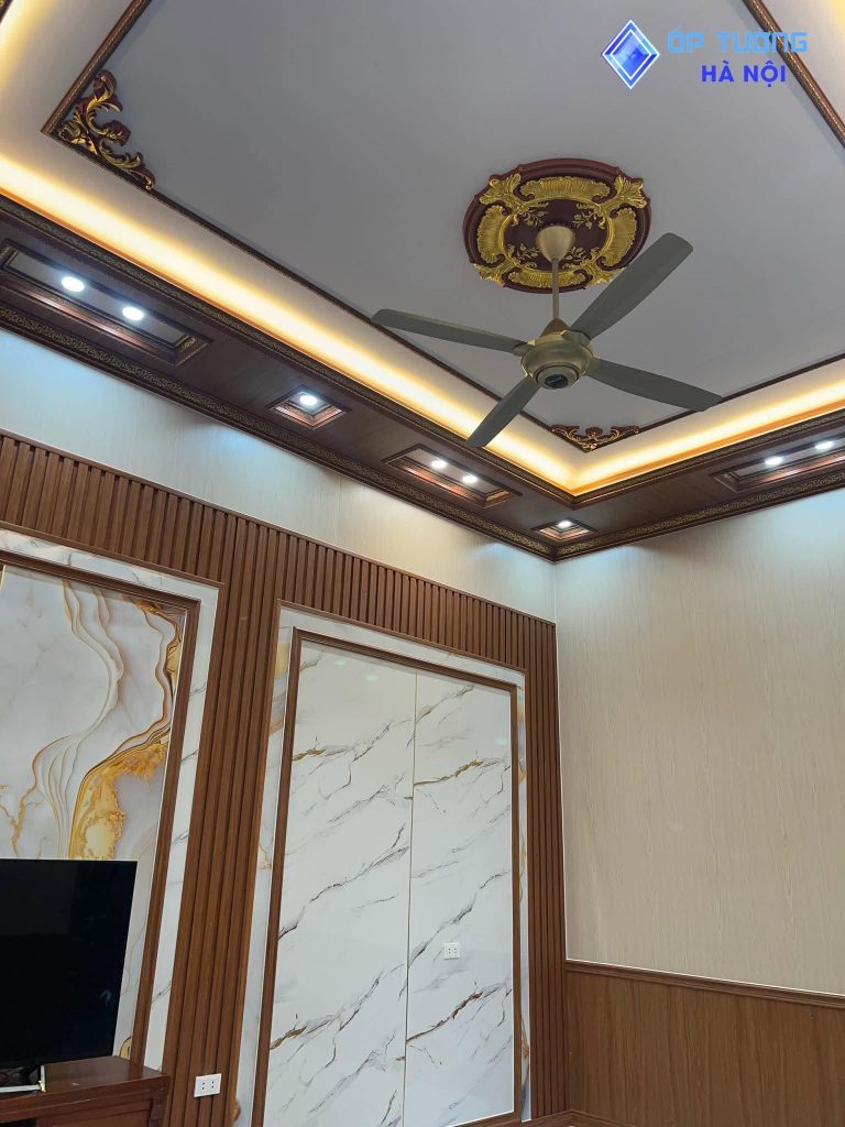 Thi công ốp tường nhựa PVC thay đổi phong cách sống? Ốp Tường Hà Nội đã khiến ngôi nhà bạn trở nen đẹp và sang trọng hơn?1 ốp tường nhựa PVC
