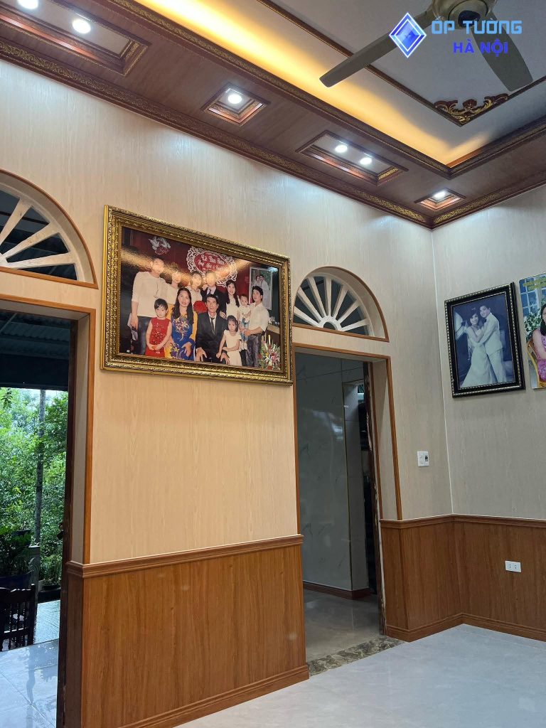 Thi công ốp tường nhựa PVC thay đổi phong cách sống? Ốp Tường Hà Nội đã khiến ngôi nhà bạn trở nen đẹp và sang trọng hơn?1 ốp tường nhựa PVC