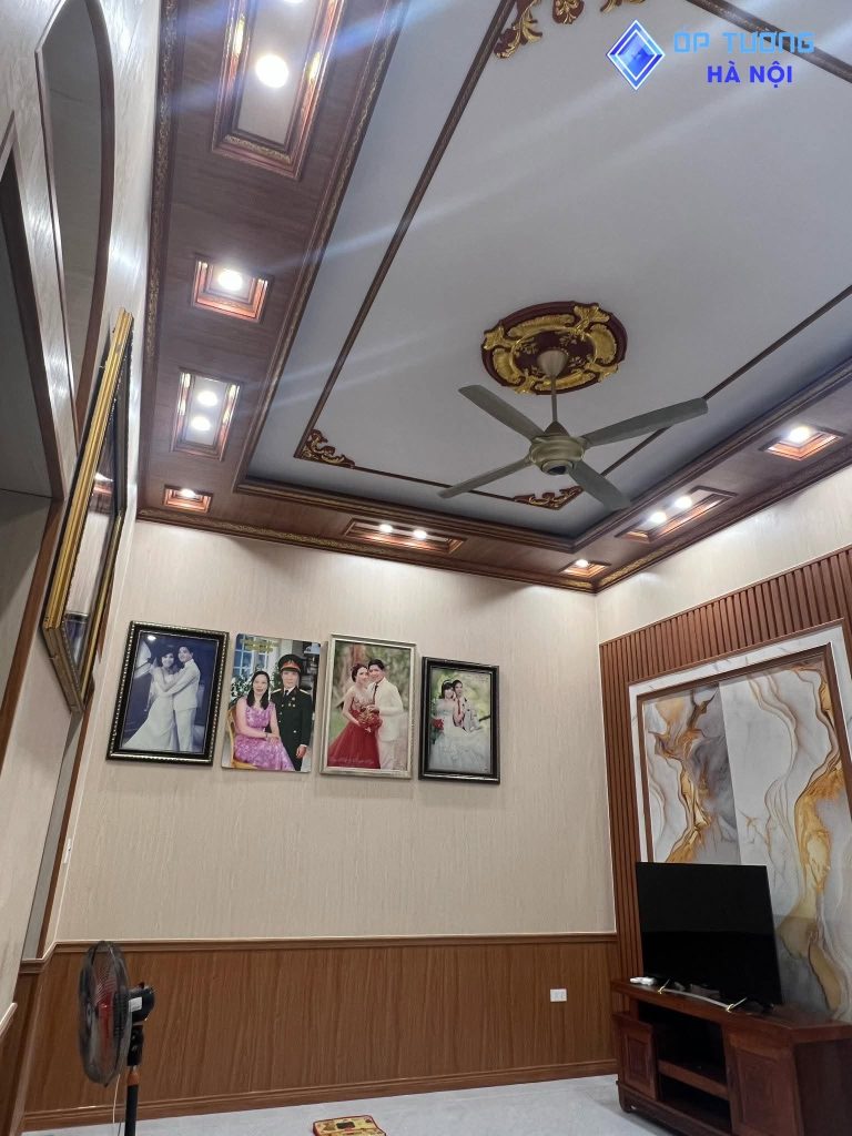 Thi công ốp tường nhựa PVC thay đổi phong cách sống? Ốp Tường Hà Nội đã khiến ngôi nhà bạn trở nen đẹp và sang trọng hơn?1 ốp tường nhựa PVC